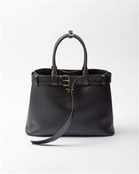 prada large buckle bag|Prada.